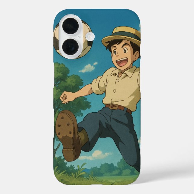 Funda iPhone 16 El fútbol es amor (Reverso )