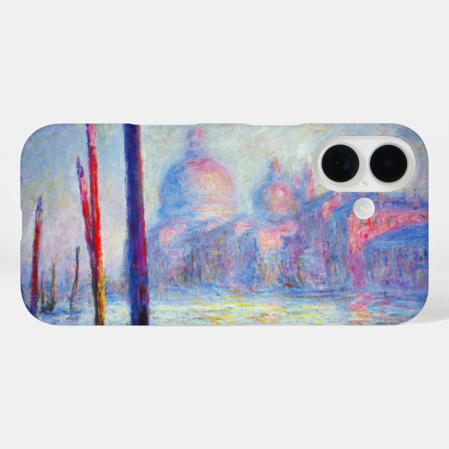 Funda iPhone 16 El Gran Canal de Claude Monet (Reverso (Horizontal))