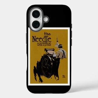 Funda iPhone 16 El ilustracion periódico Needle