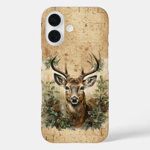 Funda iPhone 16 El majestuoso ciervo con la naturaleza de los bosq