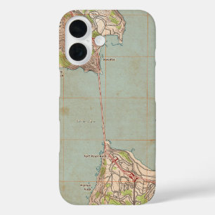 Funda iPhone 16 El mapa topográfico de la Puerta de Oro