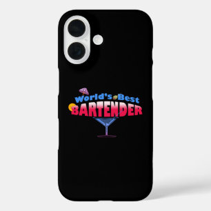 Funda iPhone 16 El mejor barman del mundo