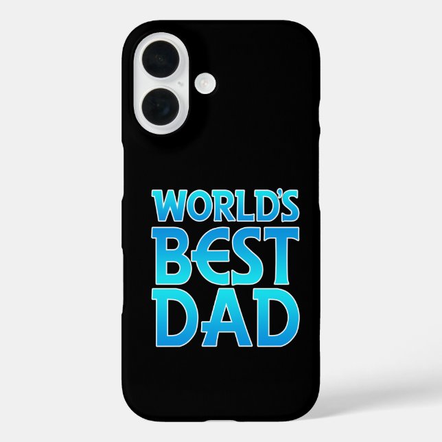 Funda iPhone 16 El mejor papá del mundo (Reverso )