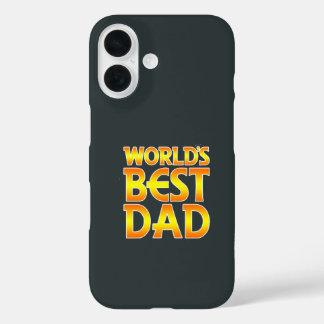 Funda iPhone 16 El mejor papá del mundo