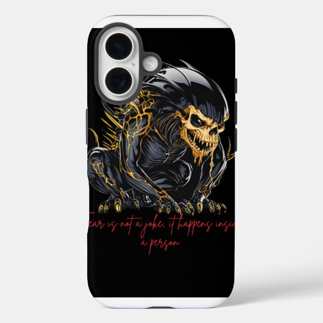 Funda iPhone 16 El miedo es real (Reverso )