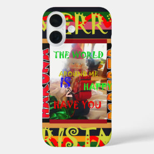 Funda iPhone 16 El mundo a mi alrededor está feliz de tenerte colo