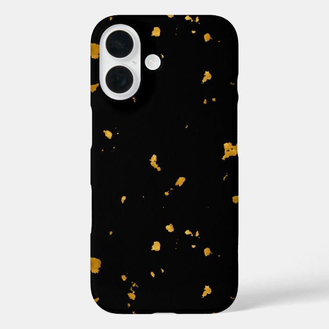 Funda iPhone 16 El oro se acaba en negro (Reverso )