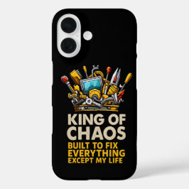 Funda iPhone 16 El padre maniático del Rey del Caos arregla todo m