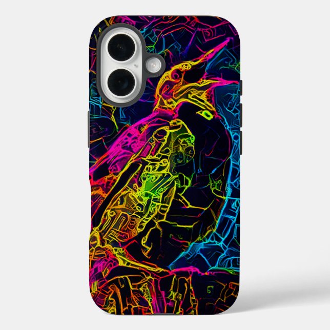 Funda iPhone 16 El pájaro solitario 3 (Reverso )