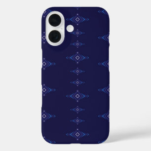Funda iPhone 16 El patrón vector boho combina el cielo azul inspir