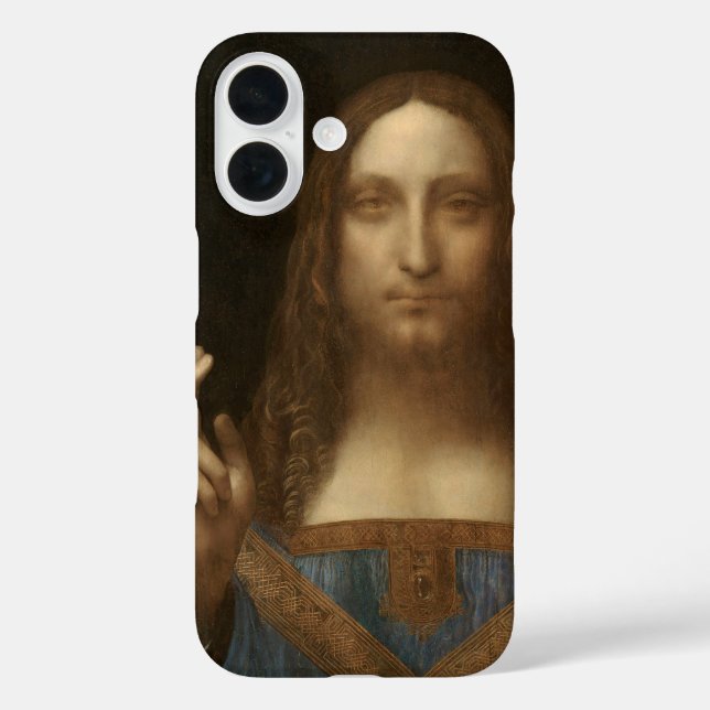 Funda iPhone 16 El salvador Mundi de Leonardo da Vinci (Jesucristo (Reverso )