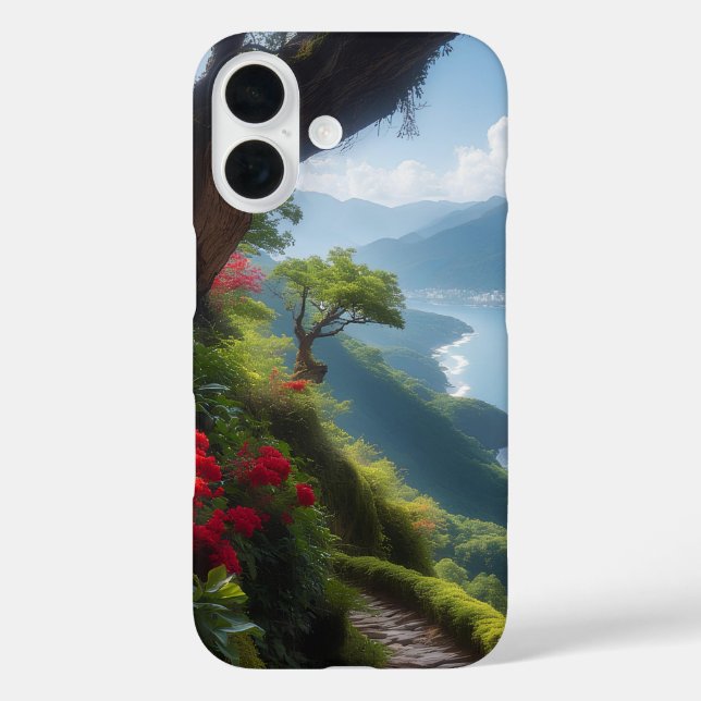 Funda iPhone 16 El sendero de las vistas (Reverso )