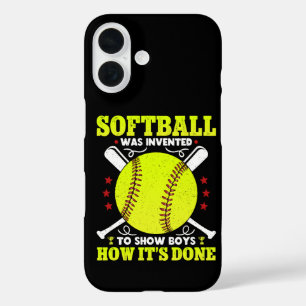 Funda iPhone 16 El Softbol Fue Inventado Para Mostrar a los Chicos