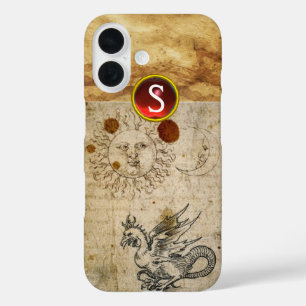 Funda iPhone 16 EL SOL EL Monograma DE LA LUNA Y DEL PARQUE BASILI