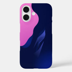 Funda iPhone 16 El sueño rosa y azul: un resumen Minimalista