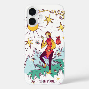 Funda iPhone 16 El tarot tonto - Psicodélico vintage