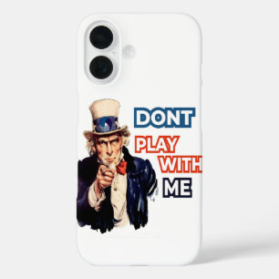 Funda iPhone 16 el tío Sam dijo que dejara de jugar