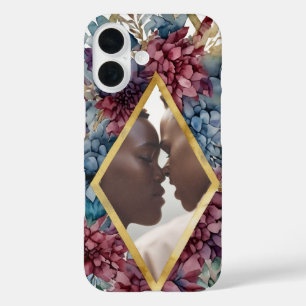 Funda iPhone 16 Elegancia encantada Boda floral con solera
