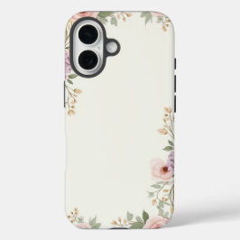 Funda iPhone 16 Elegancia floral suave