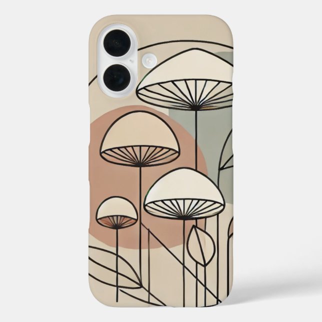 Funda iPhone 16 Elegancia geométrica (Reverso )