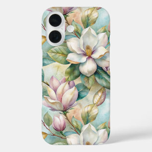 Funda iPhone 16 Elegant Magnolias