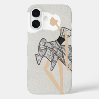 Funda iPhone 16 Elegant Minimalist Glam Fashion Art