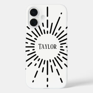 Funda iPhone 16 ELegant, personalized Name Newest IPHONE Cases-
