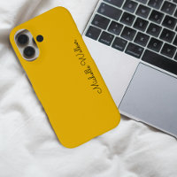 Elegante amarillo y negro moderno Minimalista