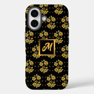 Funda iPhone 16 Elegante Colección Floral de Lujo Moderno