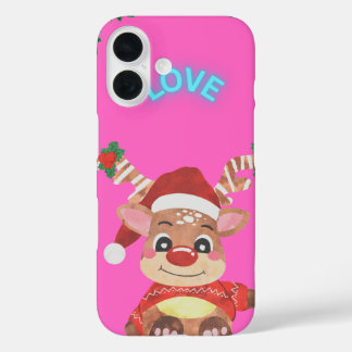 Funda iPhone 16 "Elegante estuche de teléfono con temas de amor -