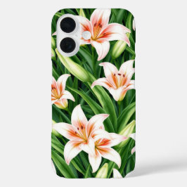 Funda iPhone 16 Elegante Lilies