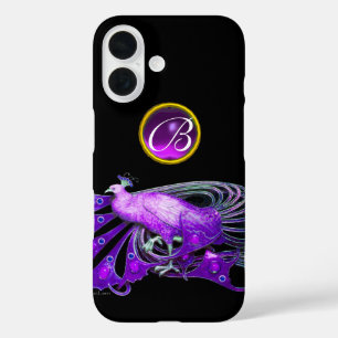 FUNDA iPhone 16 ELEGANTE PICOCA EN PURPLE, AMETHYST MONOGRAM