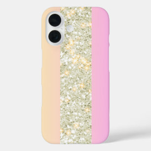Funda iPhone 16 Elegante Purpurina Gradiente Diseño Estuche para i