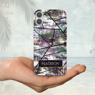 Funda iPhone 16 Elegante purpurina irrisoria