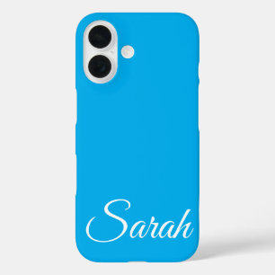 Funda iPhone 16 Elegante y moderno nombre clásico personalizado co