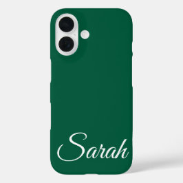 Funda iPhone 16 Elegante y moderno nombre personalizado clásico os