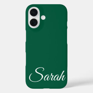 Funda iPhone 16 Elegante y moderno nombre personalizado clásico os