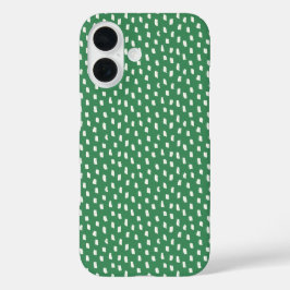 Funda iPhone 16 Elegantes trazos de pincel neutros Modernas hojas 