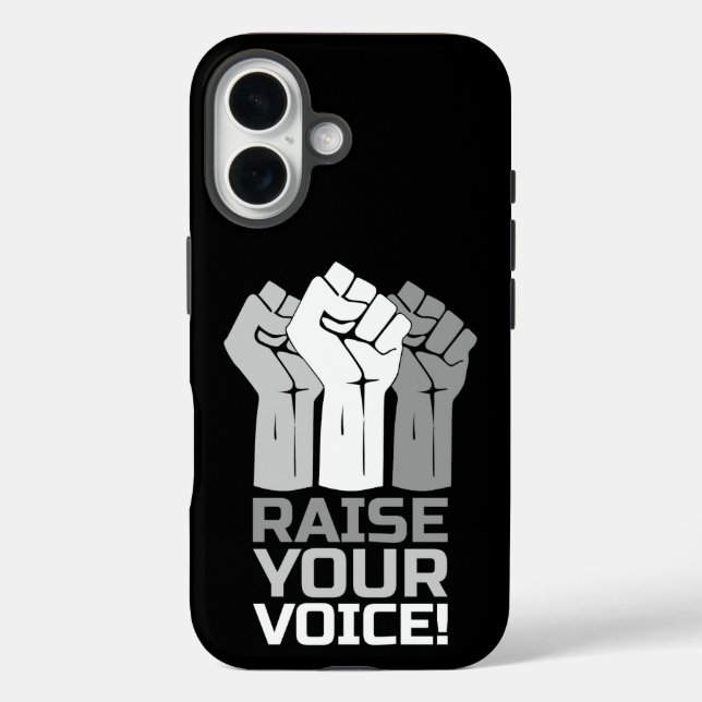 Funda iPhone 16 ¡Eleva Tu Voz 3 W (Reverso )