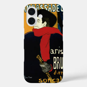 Funda iPhone 16 Embajadores de Art Nouveau vintage, Toulouse Lautr
