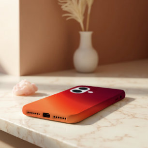 Funda iPhone 16 Embalses en desvanecimiento - Arte fluido cálido a