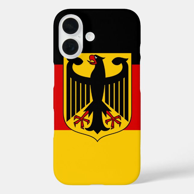 Funda iPhone 16 emblema de alemania (Reverso )