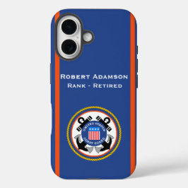 Funda iPhone 16 Emblema de Defensa Americana - personalizar