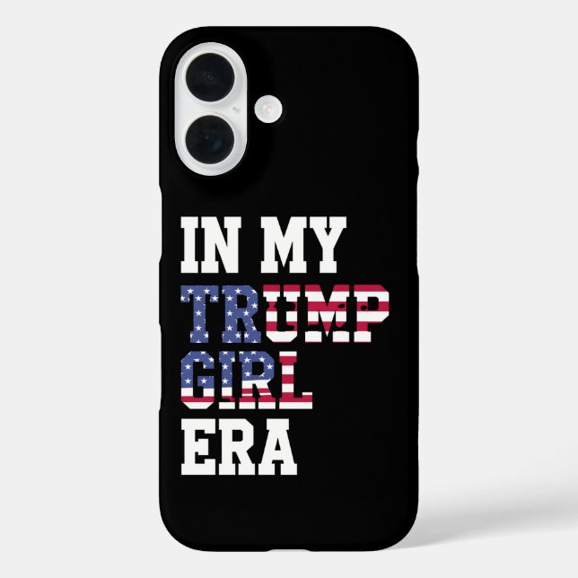 Funda iPhone 16 En la era de mi Chica Trump, el 47° presidente de  (Reverso )