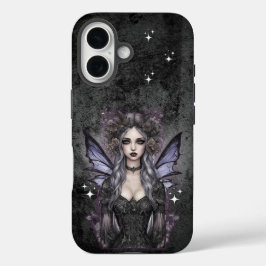 Funda iPhone 16 Encantador diseño de hadas góticas