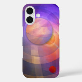 Funda iPhone 16 Energía solar, abstracto artístico