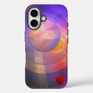 Funda iPhone 16 Energía solar, abstracto artístico