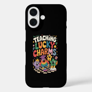 Funda iPhone 16 Enseñando Lucky Charms al profesor el día de San P