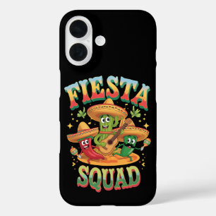 Funda iPhone 16 Equipo de fiesta divertido Cinco De Mayo fiesta me