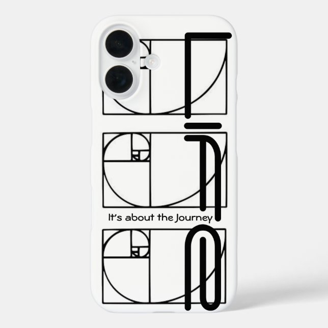 Funda iPhone 16 Es sobre el viaje geometría sagrada (Reverso )